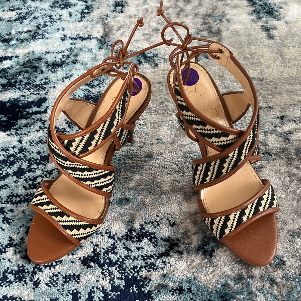 Jessica Simpson Multi-Color Heels Size 8.5